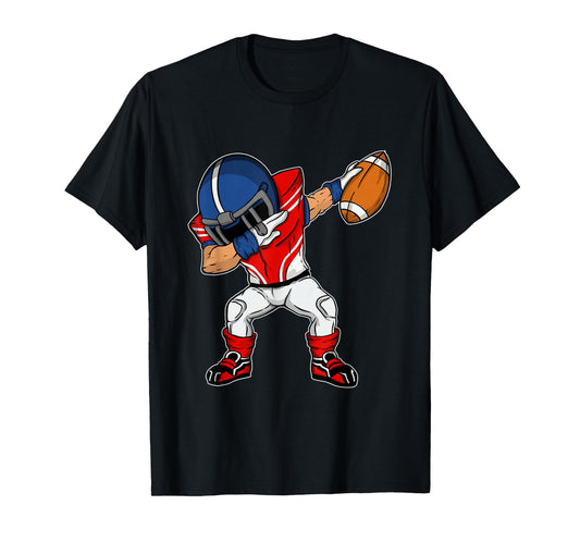 Dabbing Football Player - American Football Season Dab Dance T-Shirt
