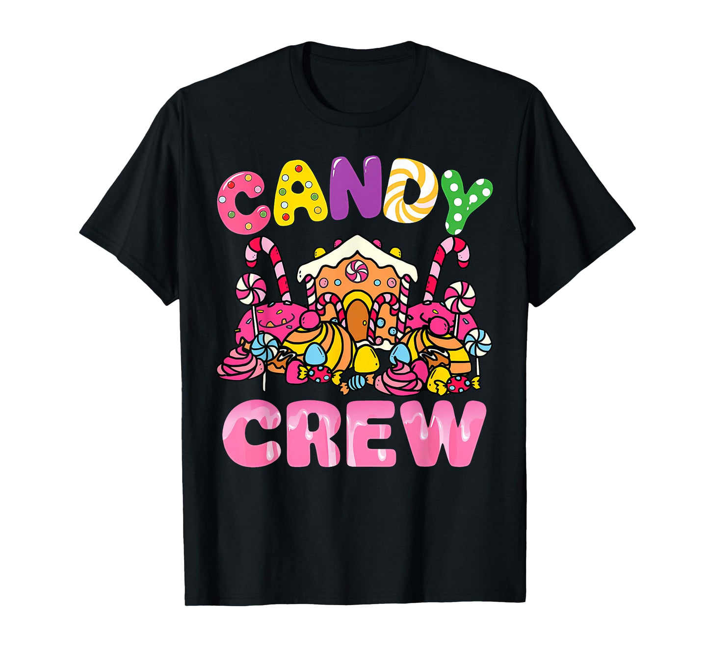 Candy Crew Candy Costume Women Candy Land Kids Sweetie T-Shirt