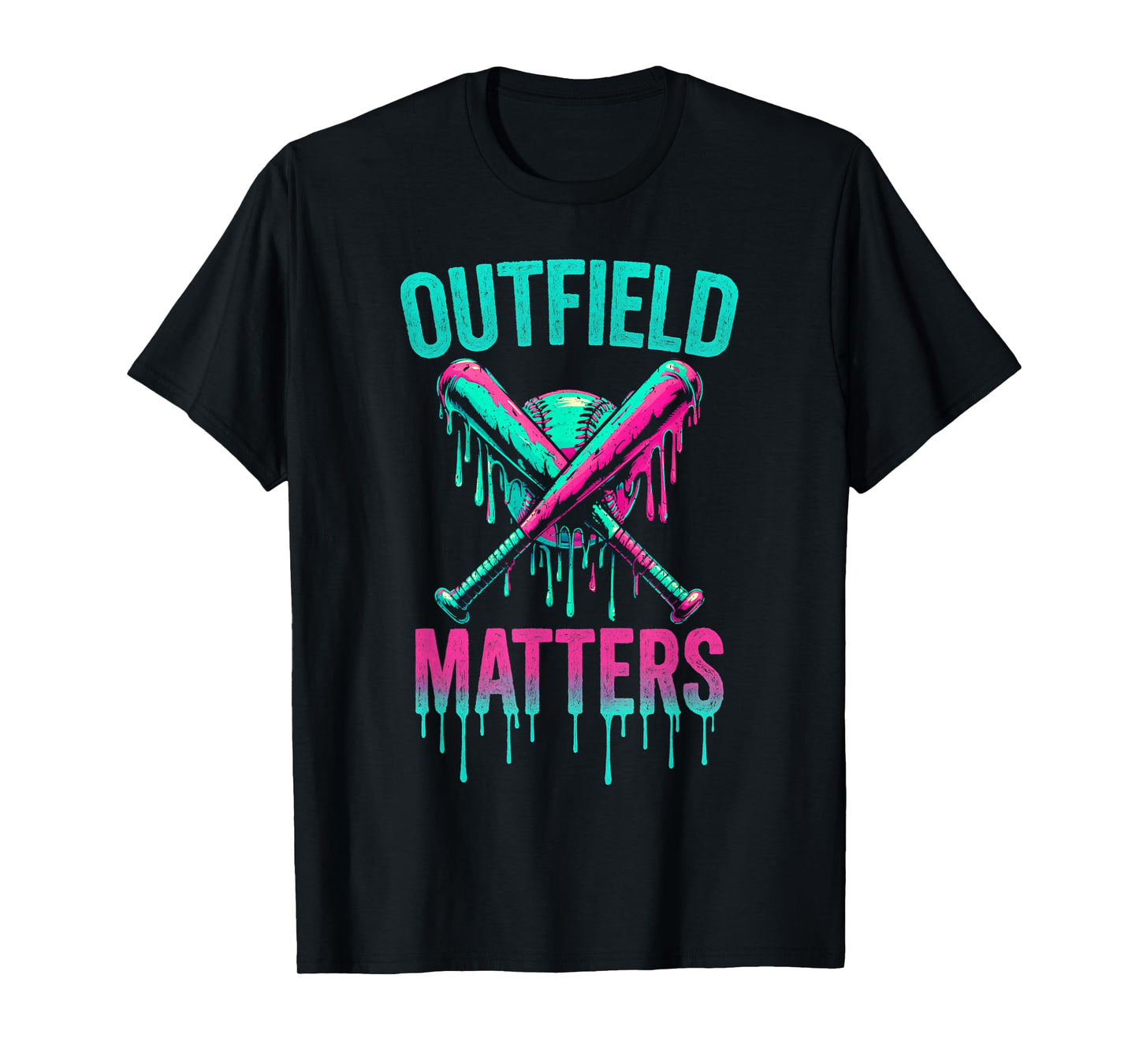 Baseball Outfield Matters Funny Baseball Player Outfielders T-Shirt