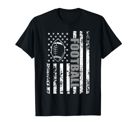American Flag football Patriotic football T-Shirt