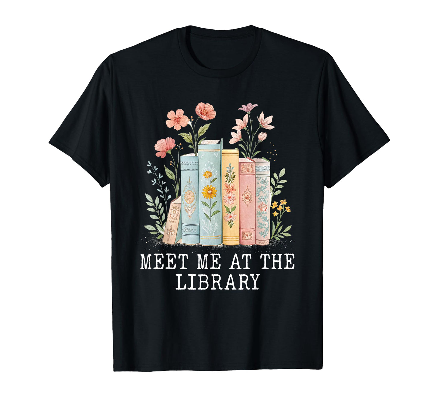 Meet Me At The Library For Teachers And School Librarians T-Shirt