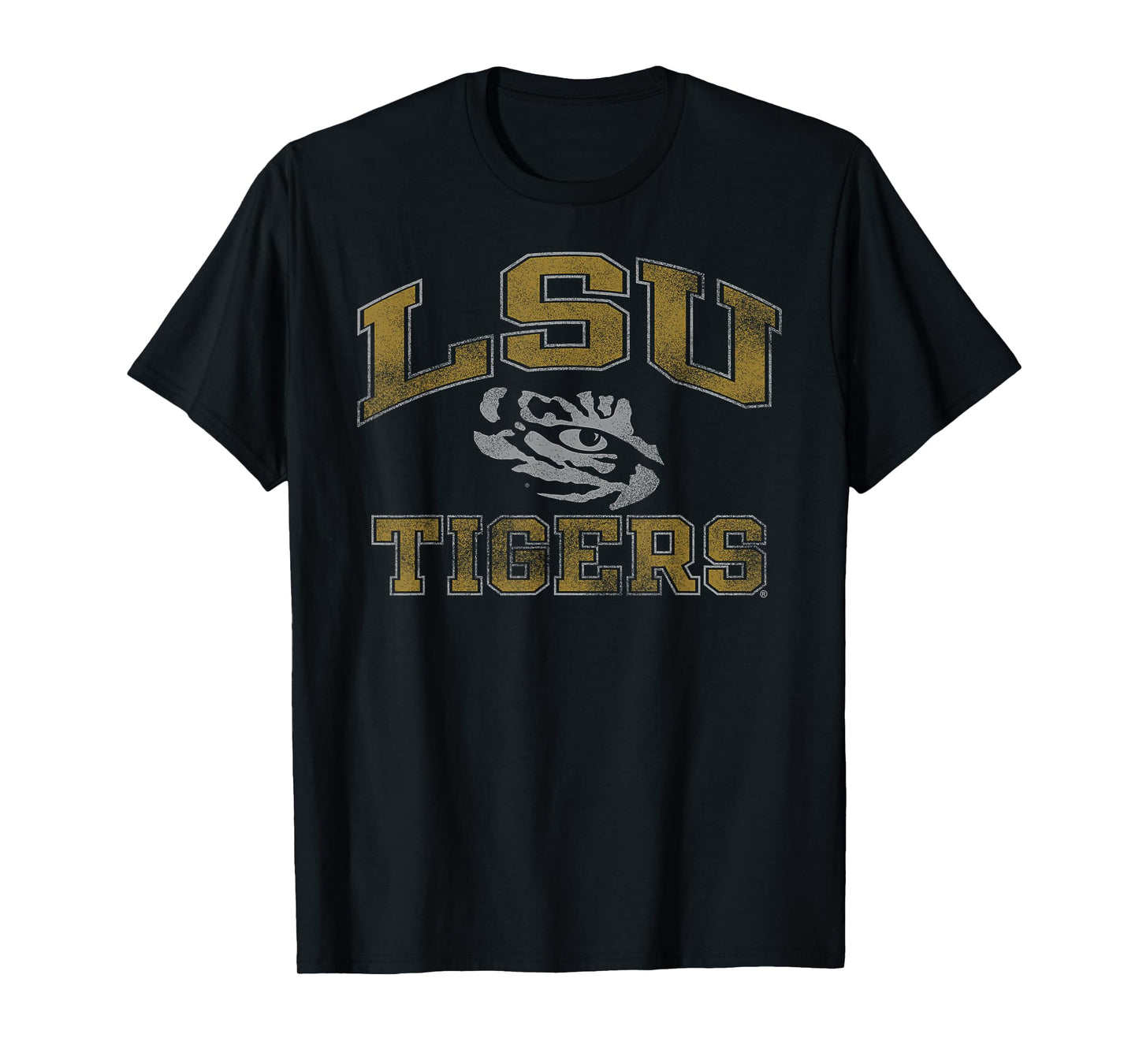 LSU Tigers Vintage Worn Purple Officially Licensed T-Shirt