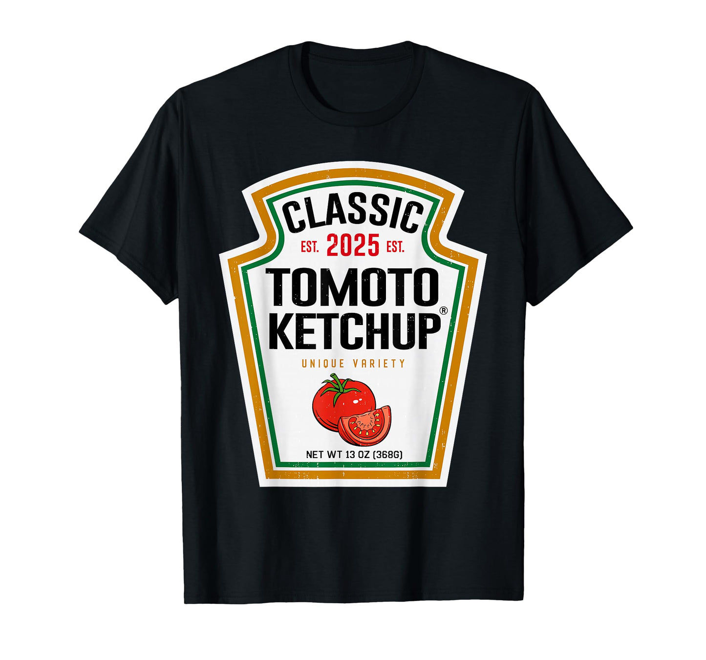 Tomato Ketchup Condiment DIY Halloween Costume Matching T-Shirt