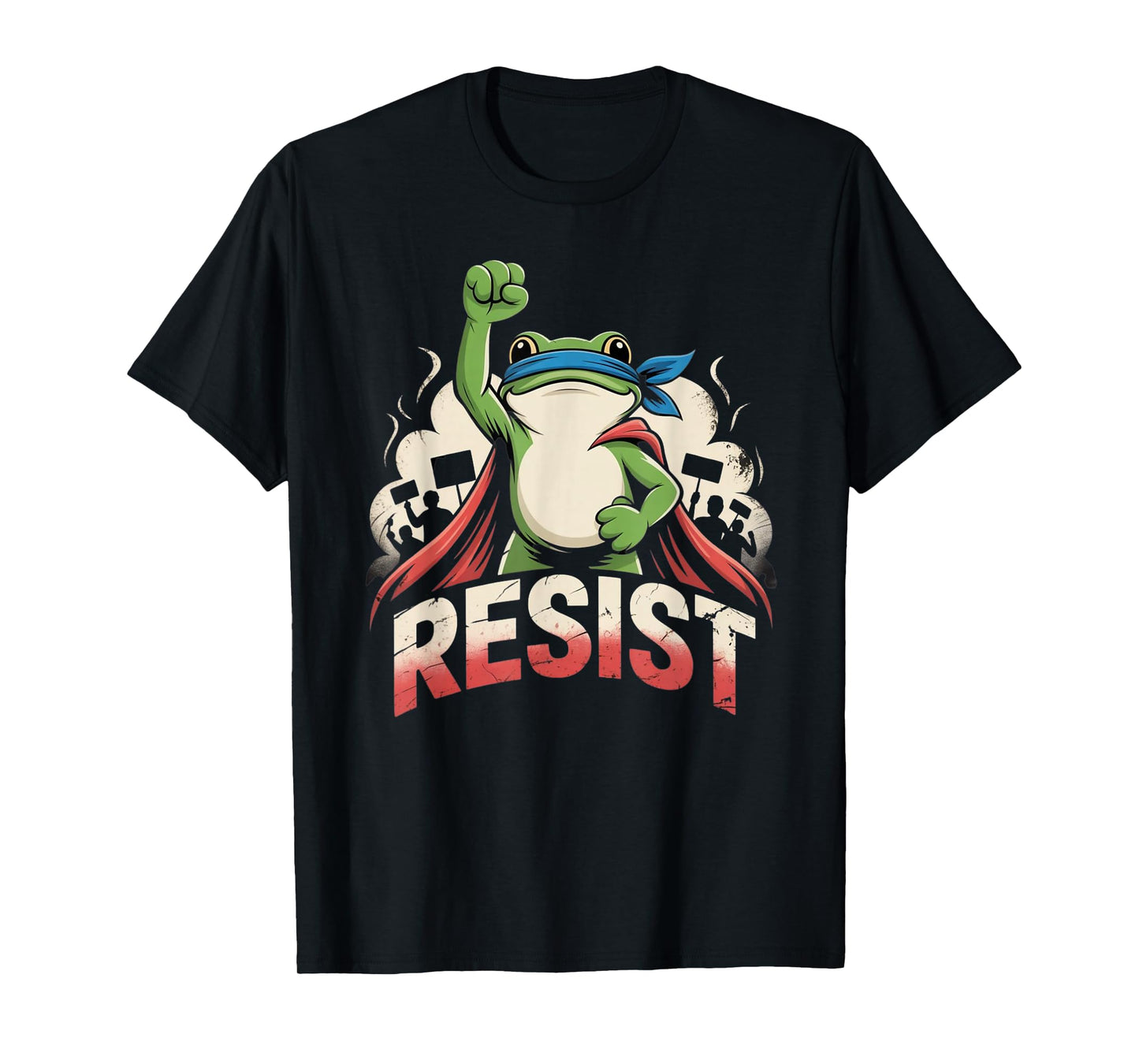 Funny Resist Frog Portland Political Frog Protest No Kings T-Shirt