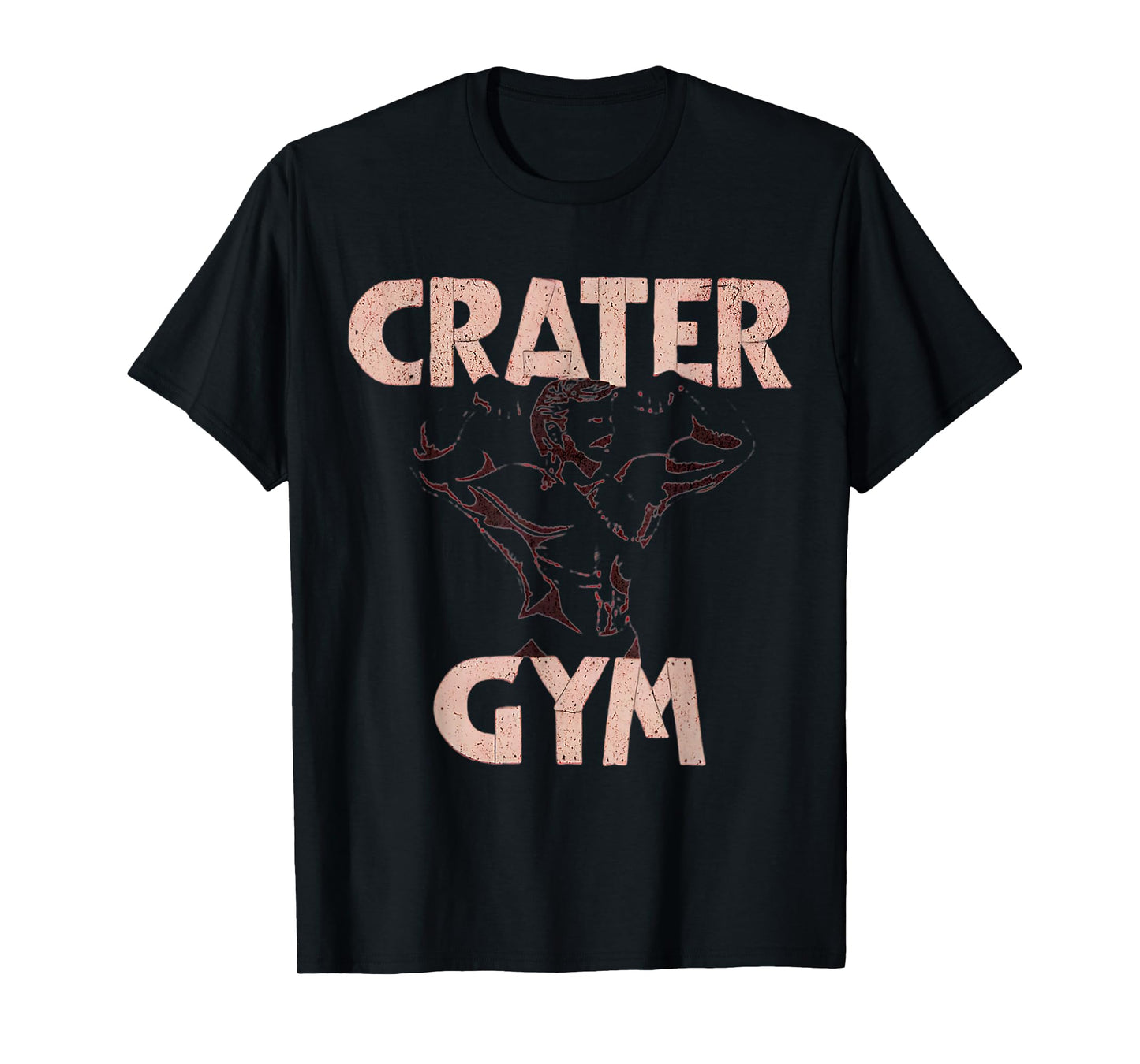 Funny Vintage Crater Gym T-Shirt