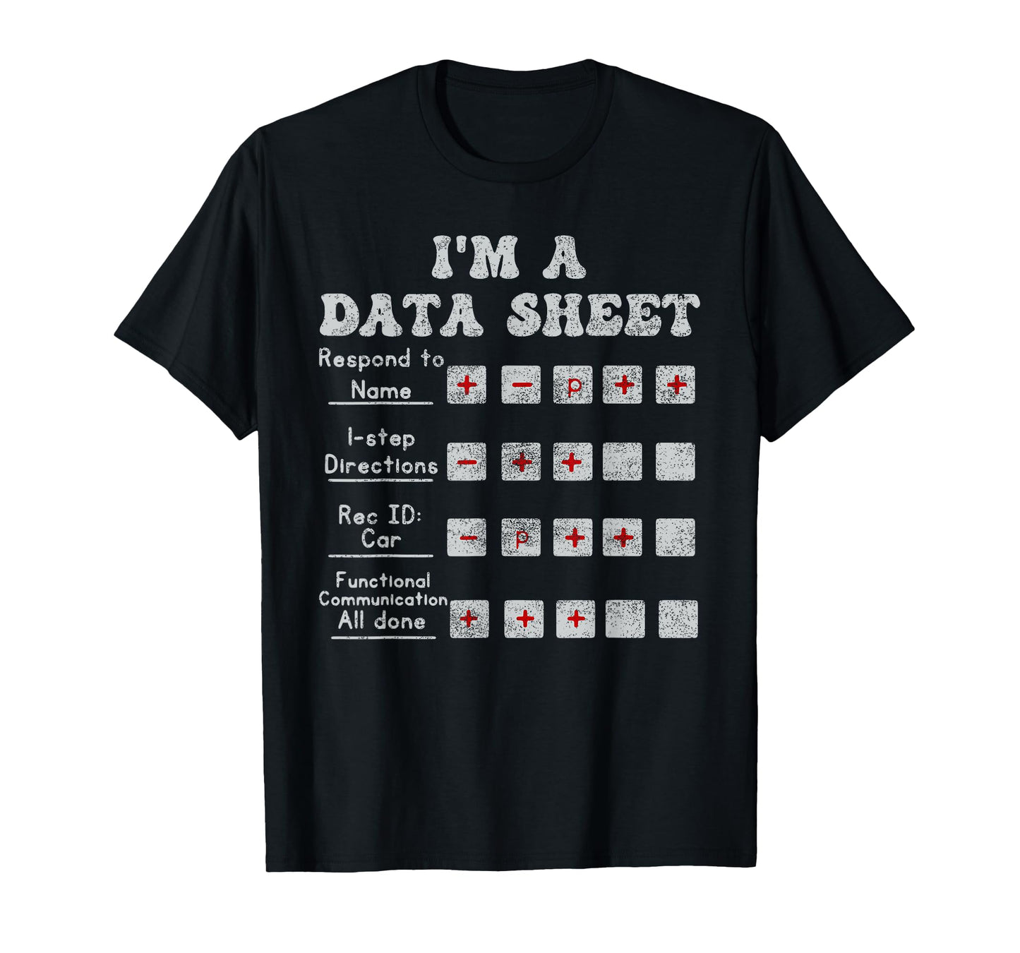 Funny ABA Halloween Costume Behavior Analyst Halloween Cost T-Shirt