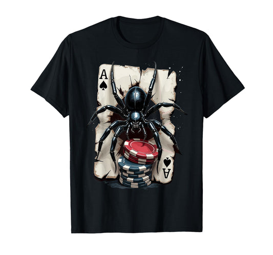 Ace Of Spades Poker Casino Style T-Shirt