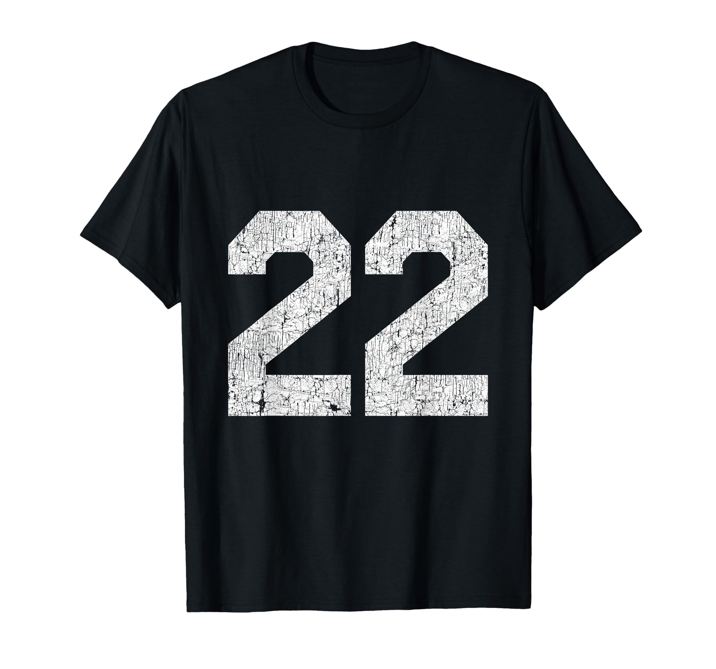 #22 Jersey Uniform Varsity Sports Number, 22nd Birthday T-Shirt