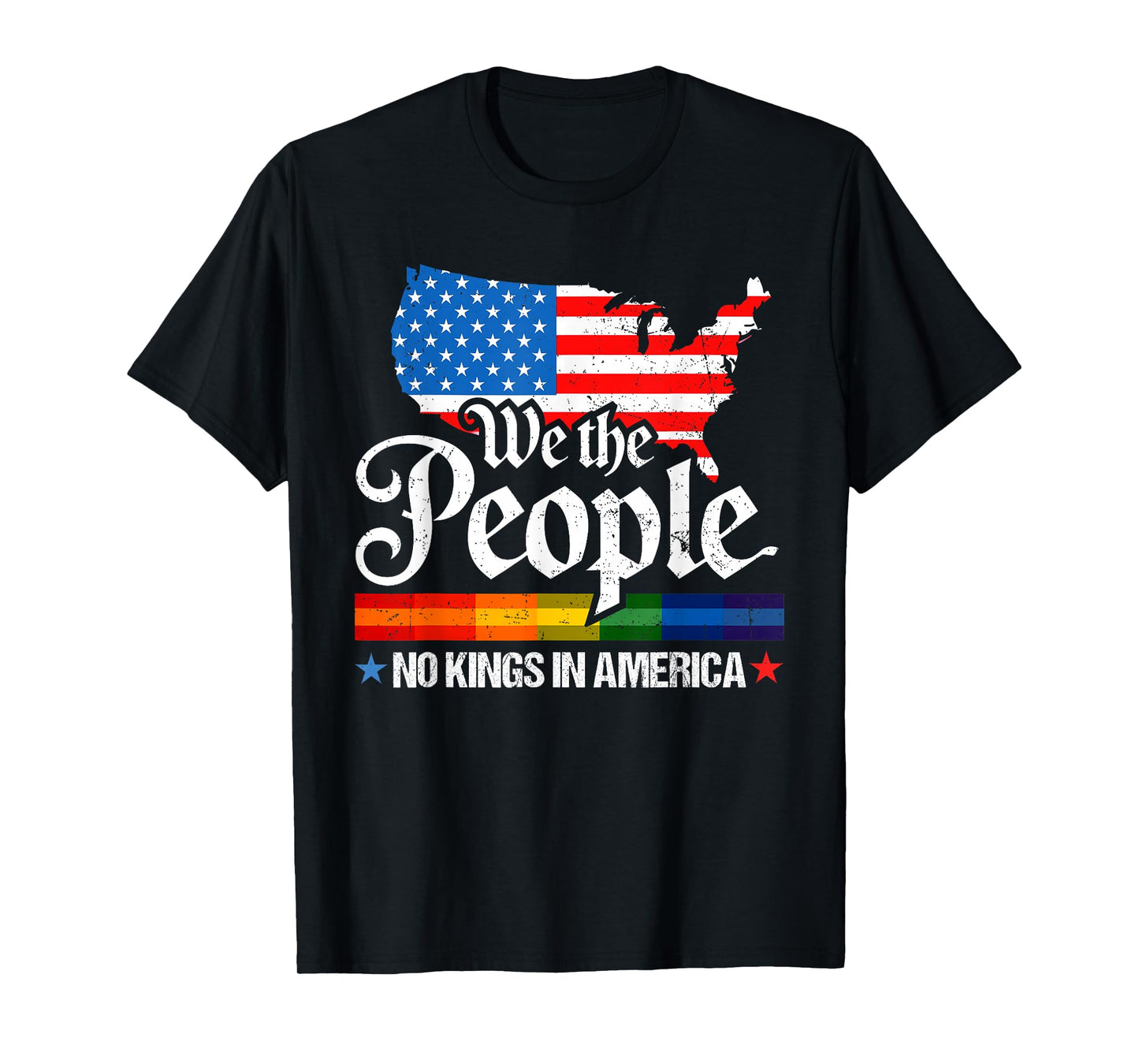 We The People No Kings in America Funny Political T-Shirt