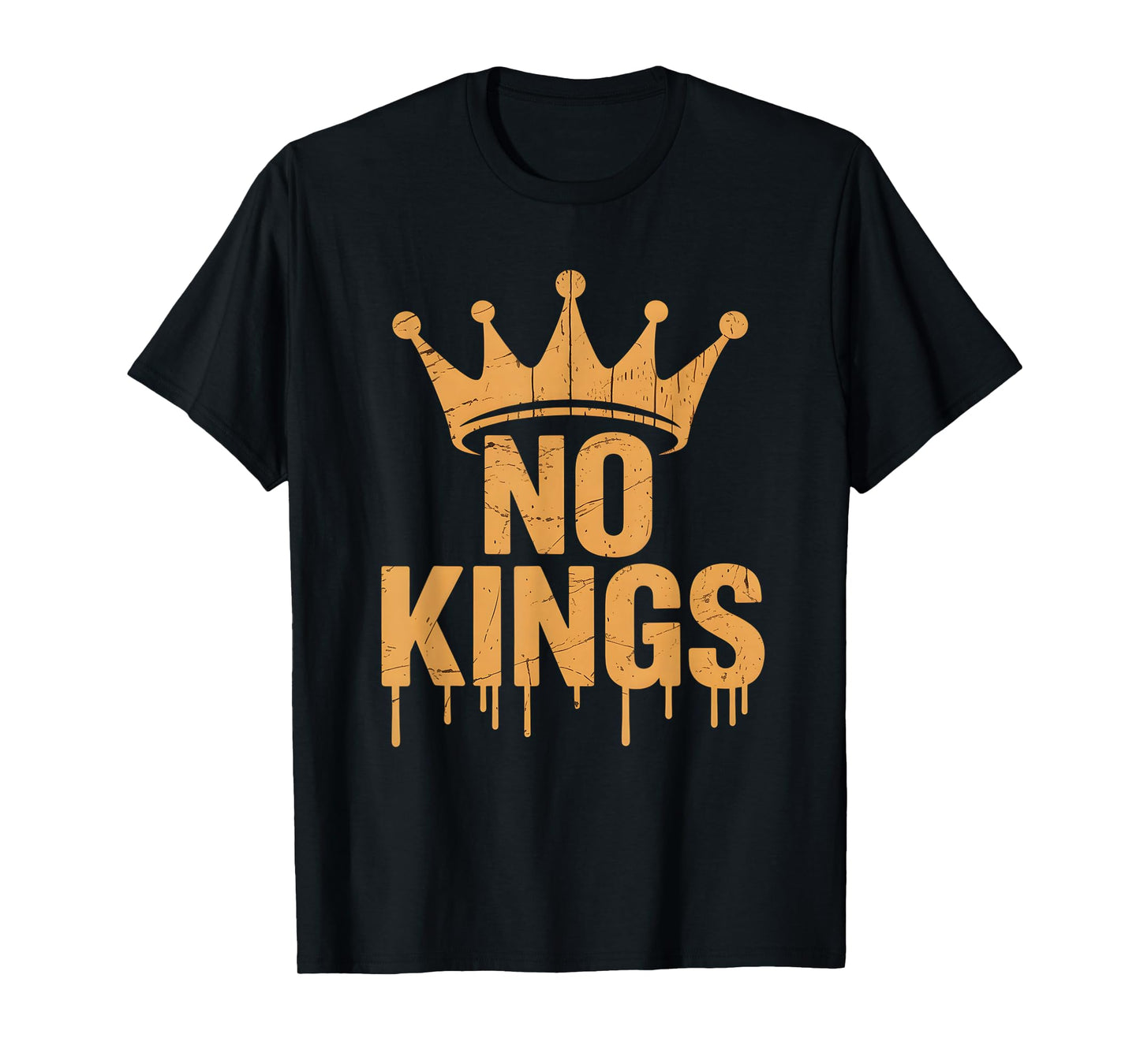No Kings Protest Democracy No Kings in America Patriotic T-Shirt