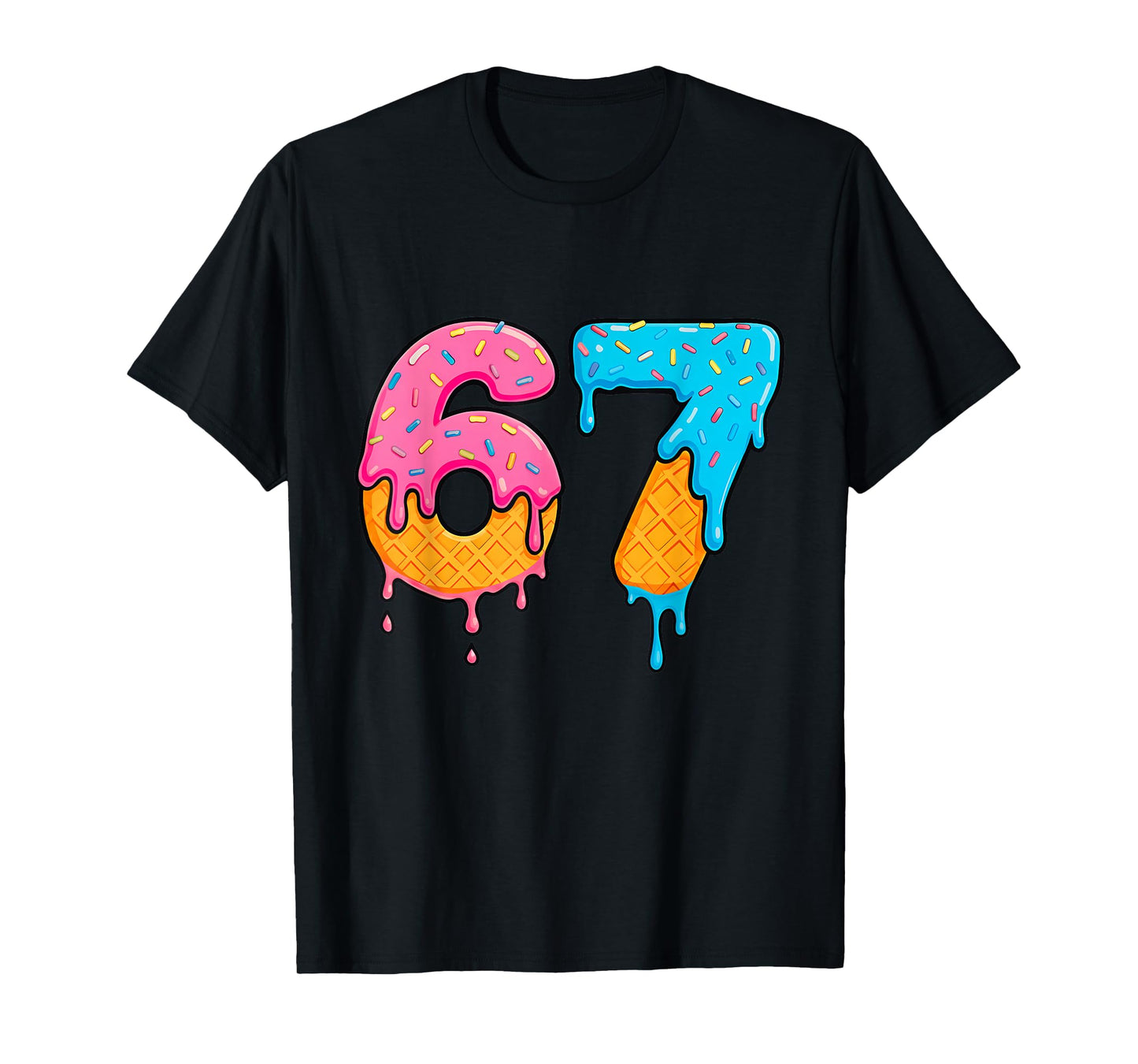 Mason 67 Ice Cream Drip Meme Six Seven T-Shirt