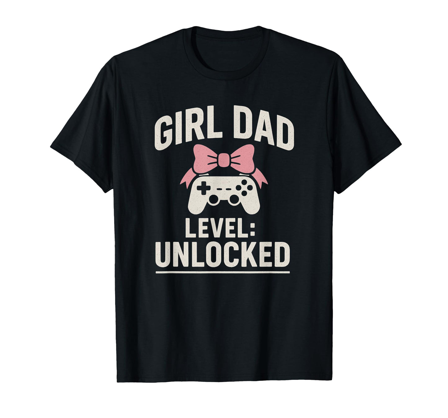 Girl Dad Level: Unlocked New Girl Dad Gift for Hospital T-Shirt