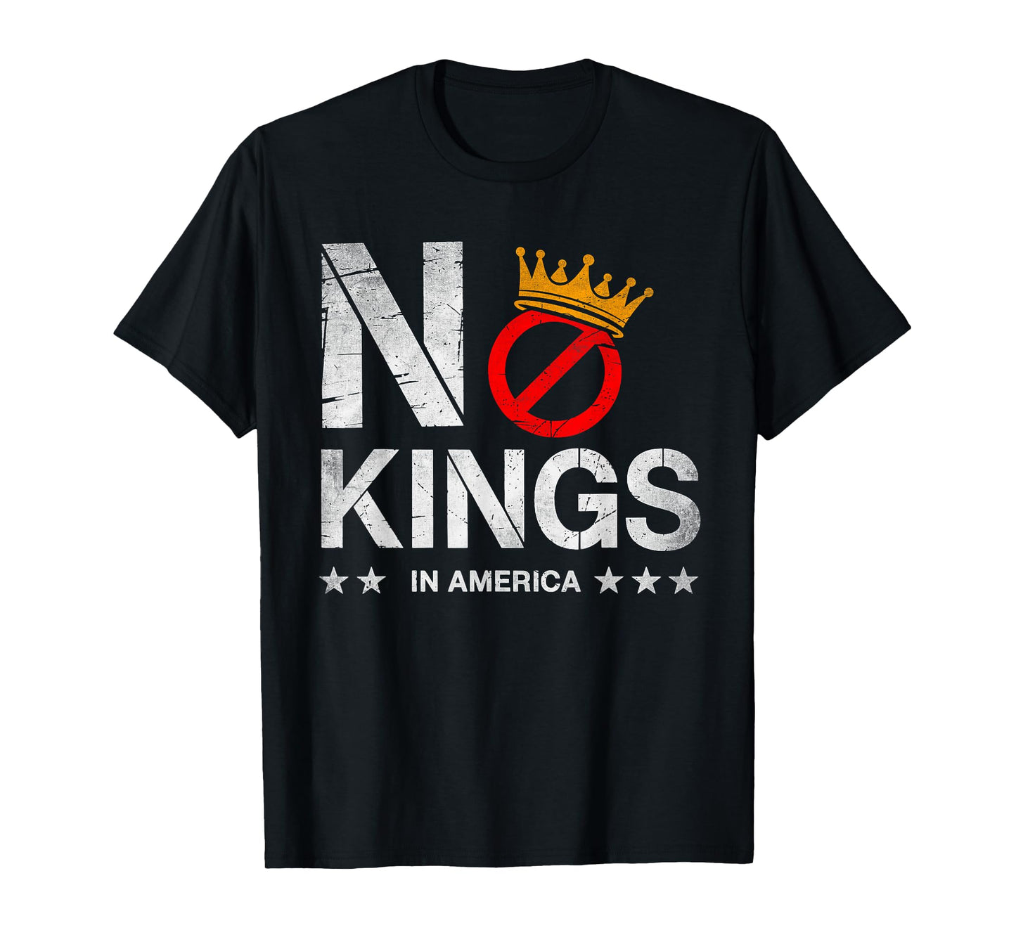 No Kings In America Patriotic Pro-Democracy Protest June 14 T-Shirt