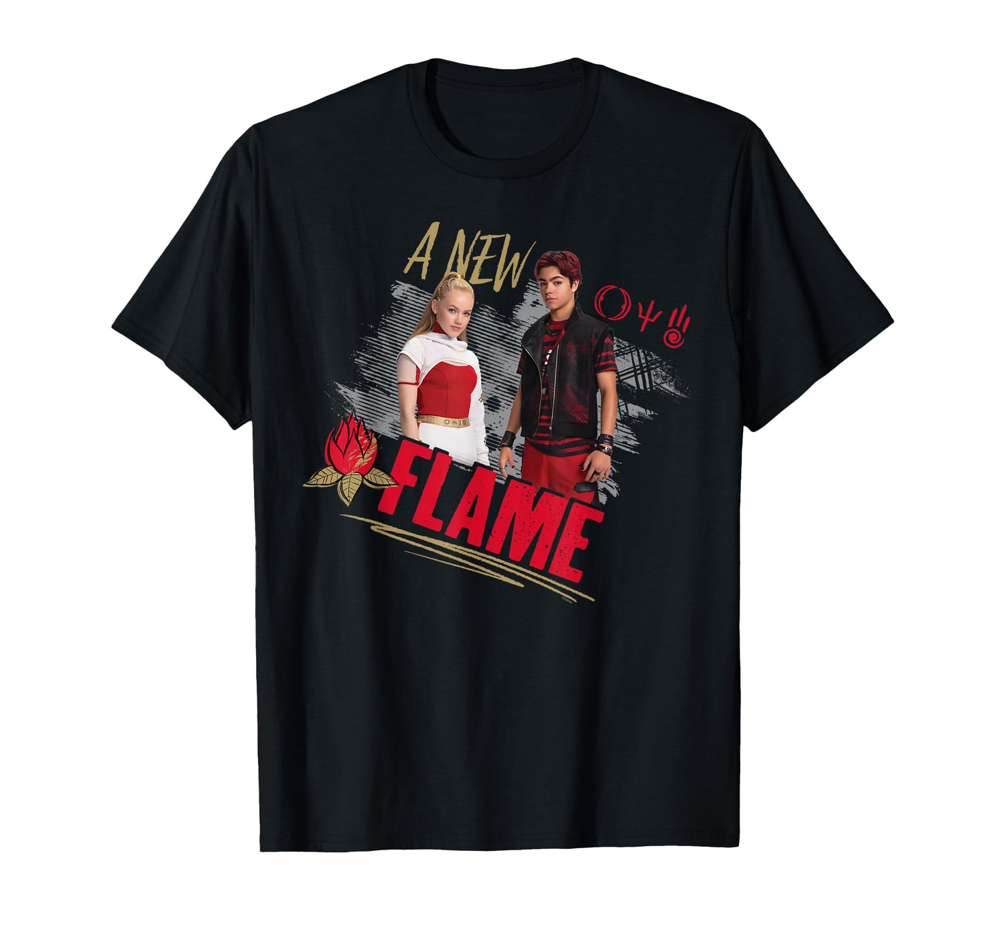 Disney Zombies 4 Nova and Victor A New Flame Official T-Shirt