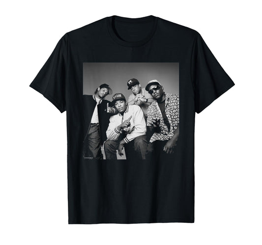 Easy-E Dr Dre DJ Yella MC Ren NWA by Michael Grecco T-Shirt