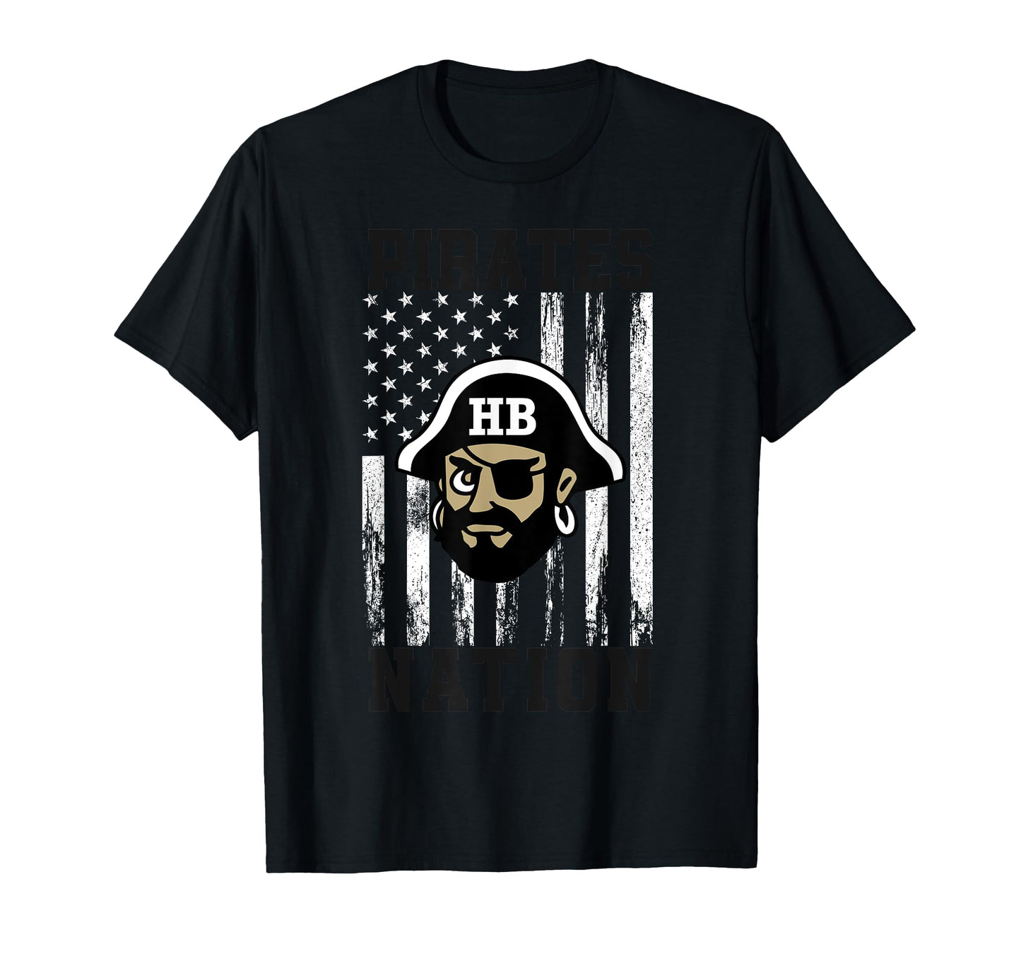 Harbor Beach Pirates Logo Nation HS T-Shirt