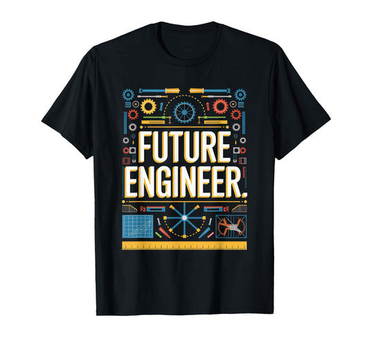 Future Engineer Graduation School Kids Toddler Women Men T-Shirt