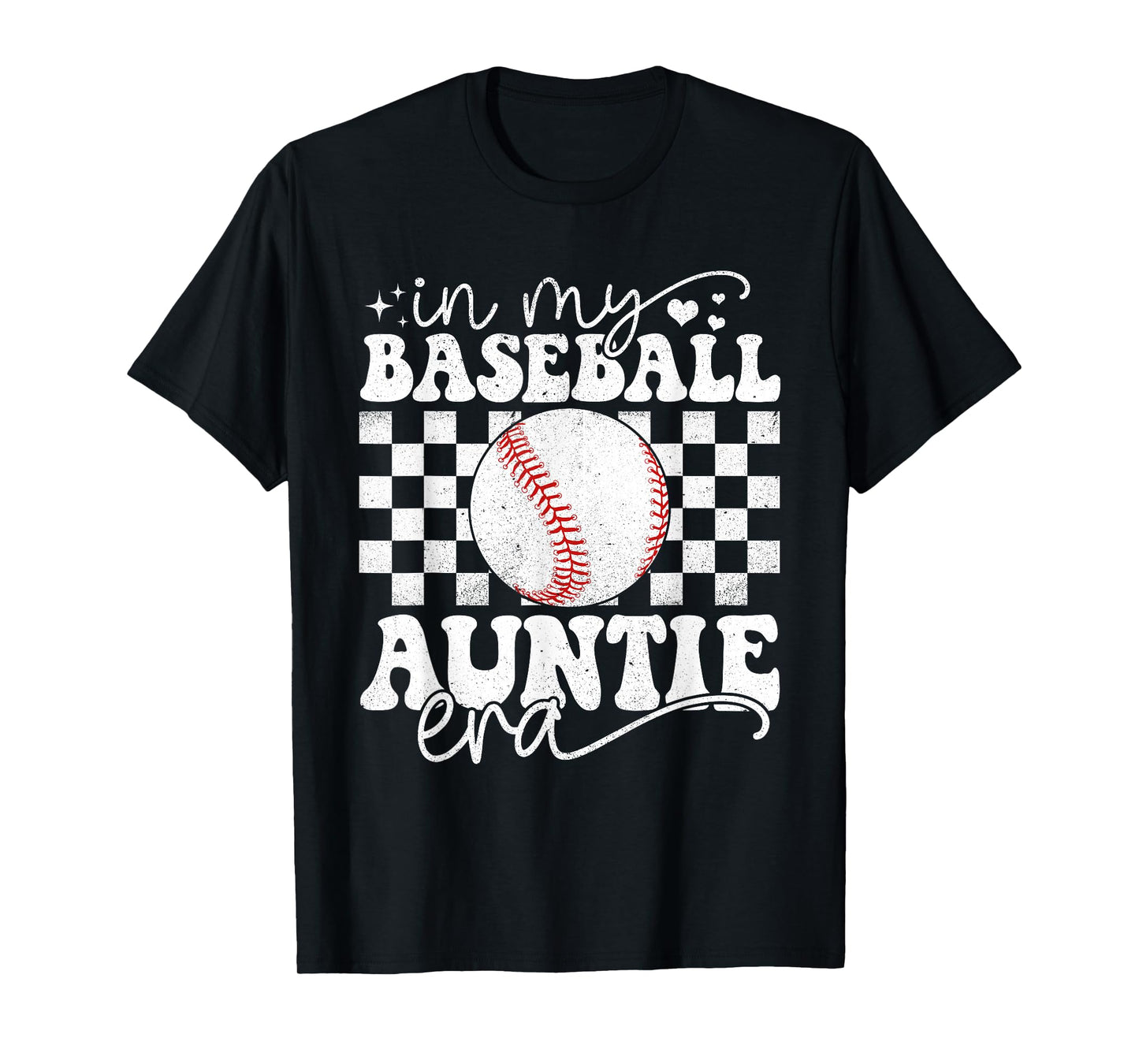 In My Baseball Auntie Era Funny Baseball Auntie Mother's Day T-Shirt