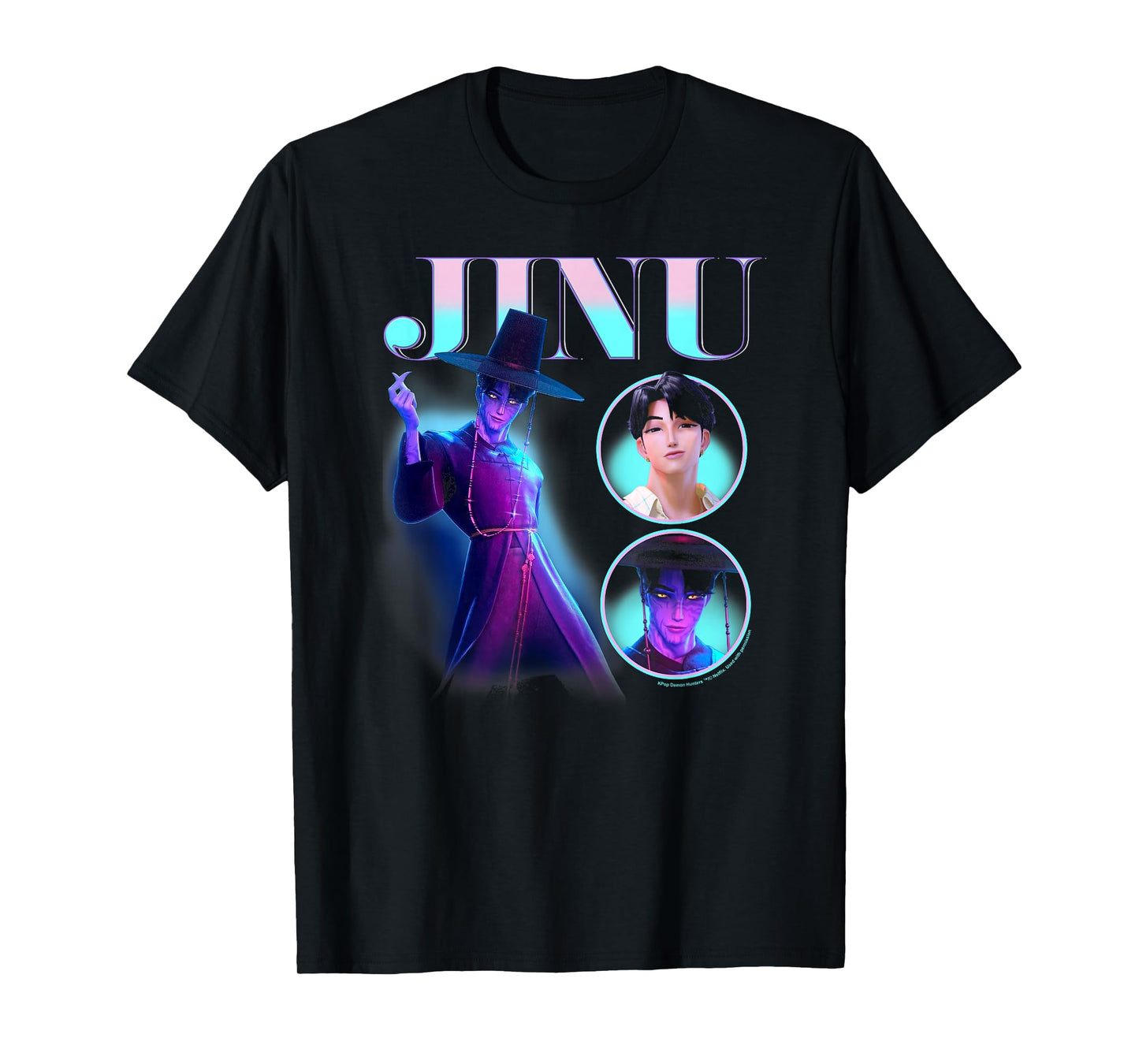 Kpop Demon Hunters Halloween Jinu Y2K Style Showcase Poster T-Shirt