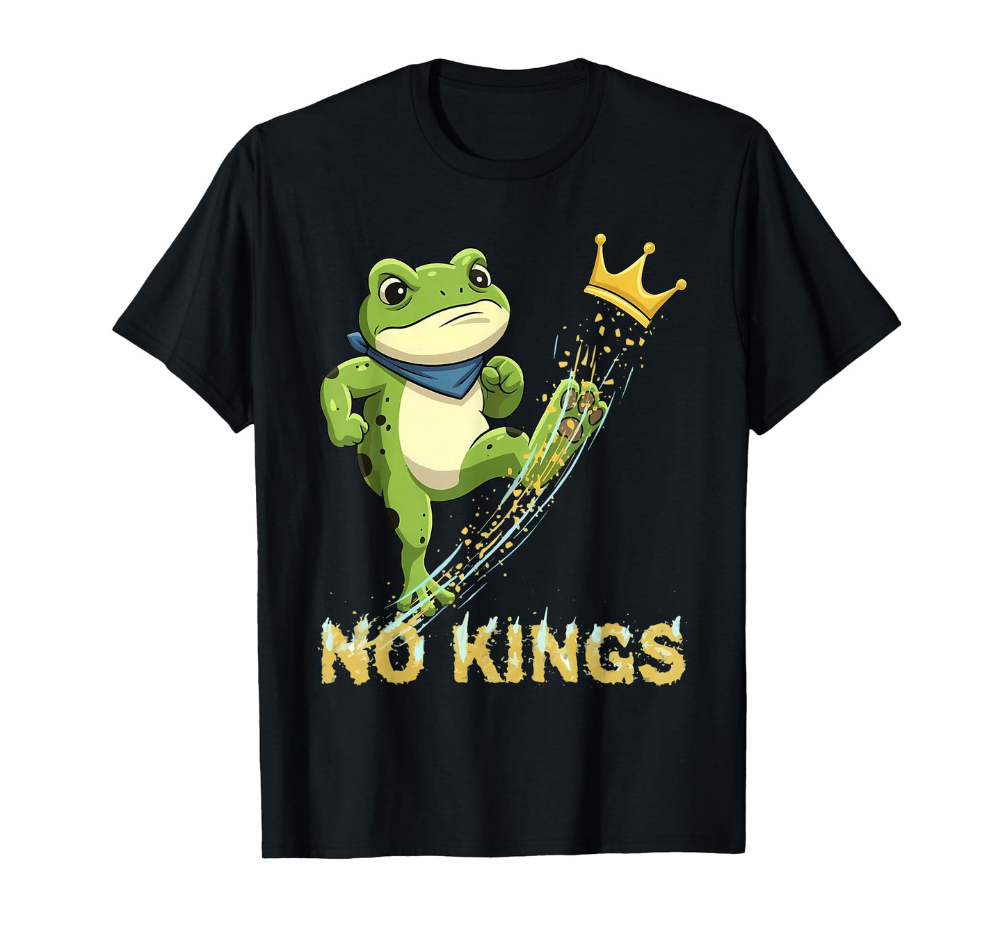 Frog Protest No Kings in America No Kings Since 1776 Frog T-Shirt