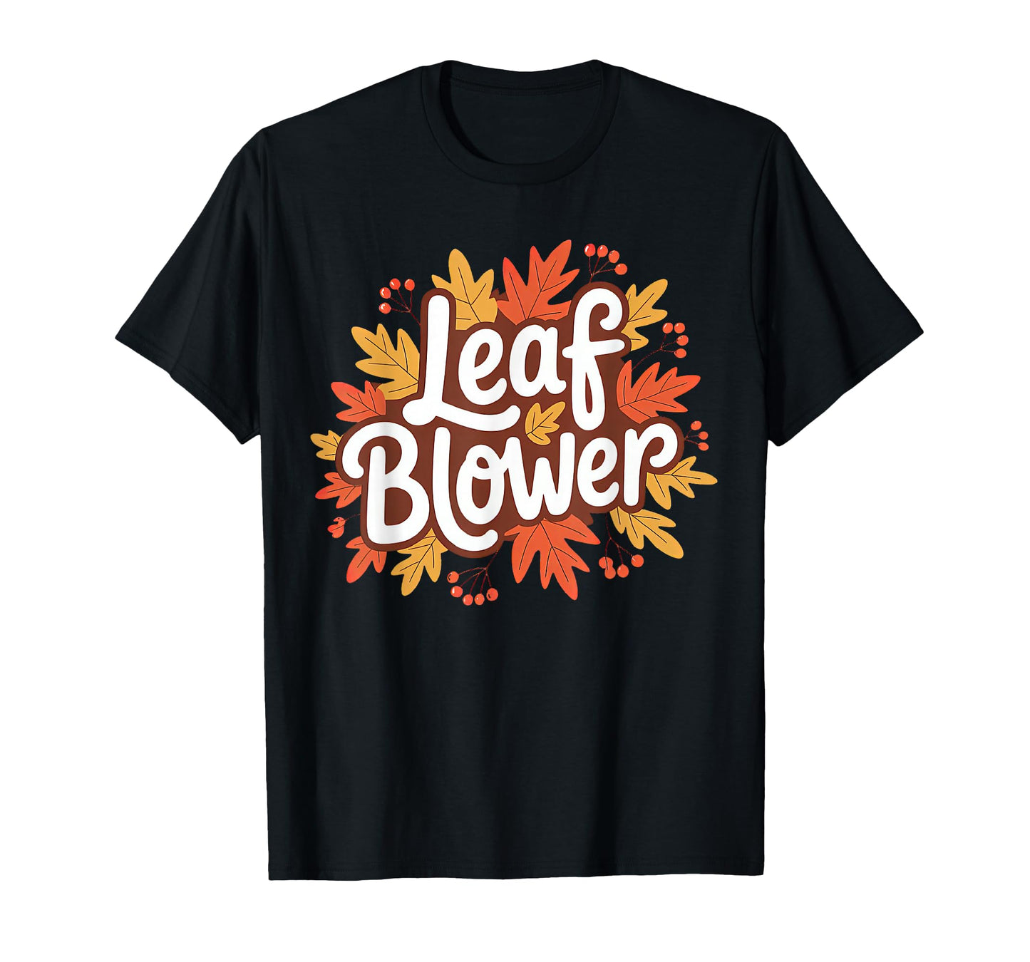 Funny Leaf Blower Fall Costume Couple Halloween Matching T-Shirt