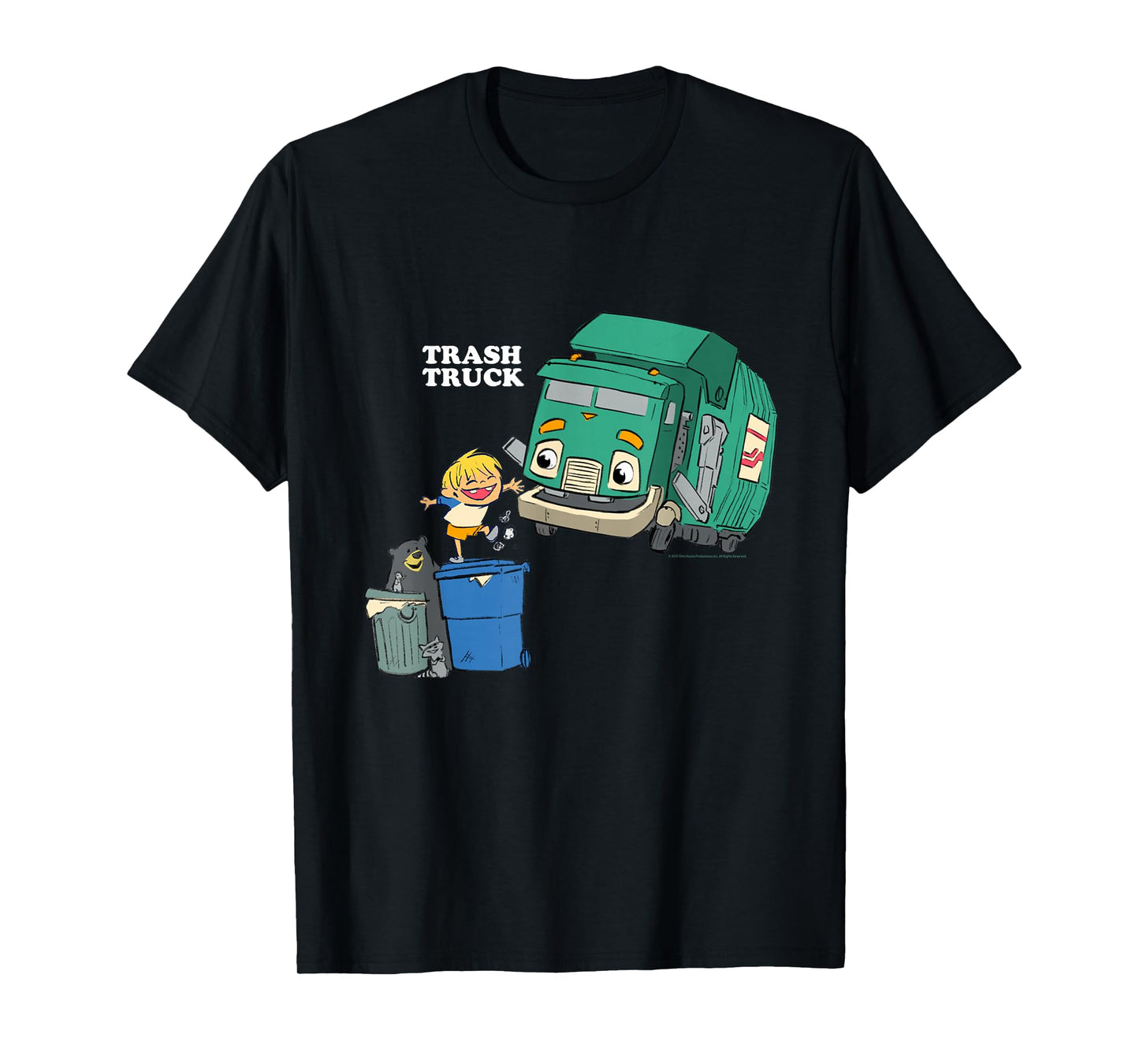 Trash Trucks The Bear Raccoon & Hank Adventure T-Shirt