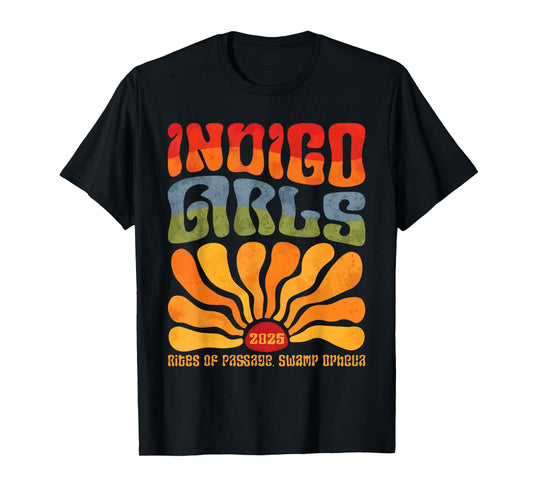 2025 Vintage Indigo Girl Retro Sunset T-Shirt