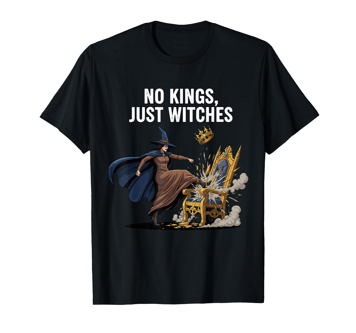 Funny Witchcore Halloween Aesthetic No Kings Just Witches T-Shirt