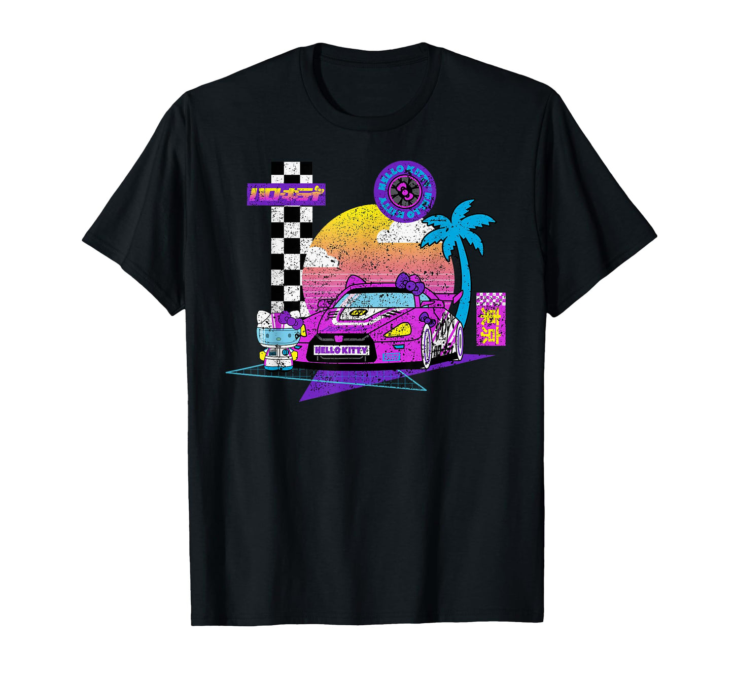 SANRIO Hello Kitty Kawaii Tokyo Racer T-Shirt