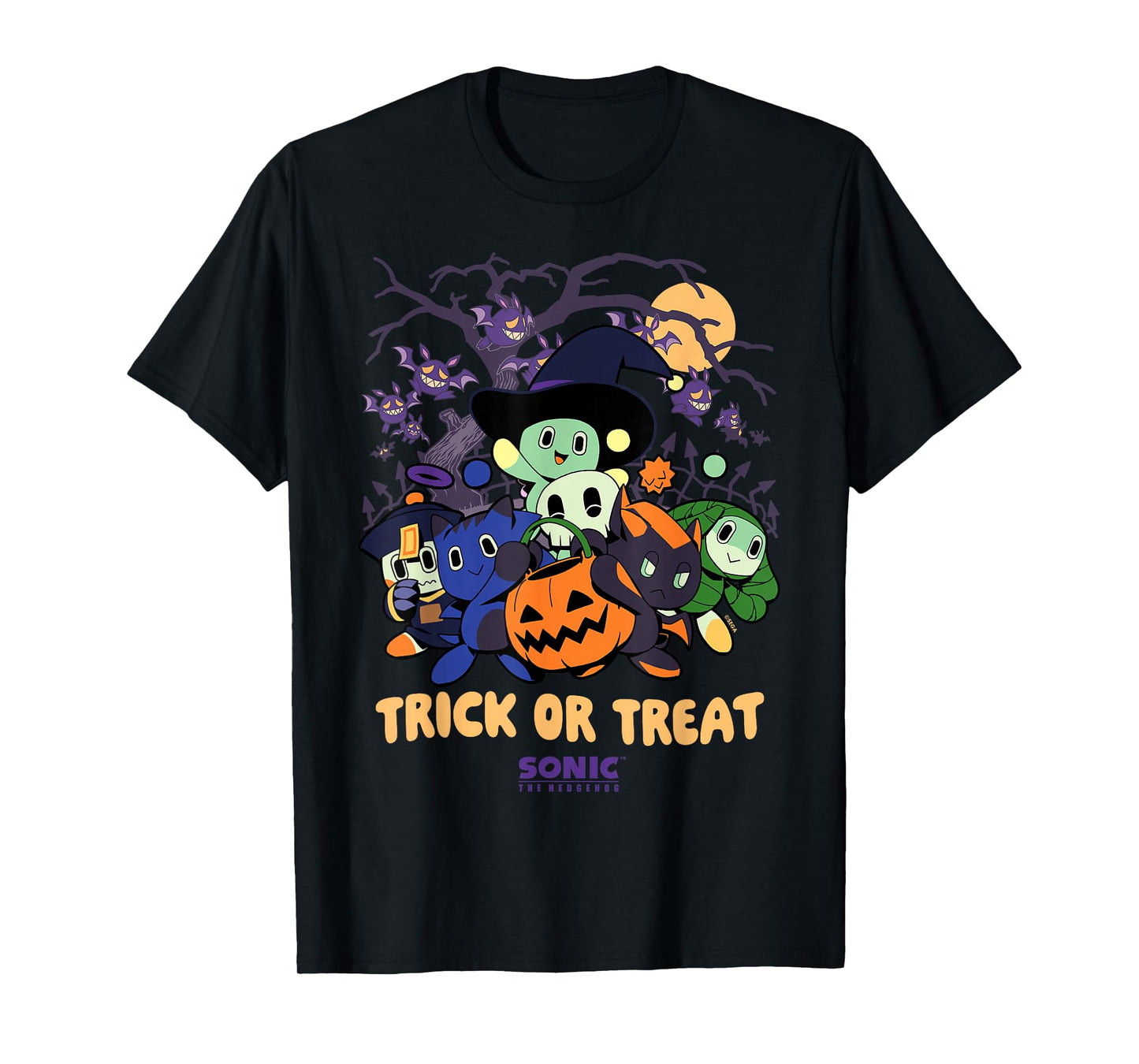 Sonic The Hedgehog - Chao Tales Halloween Trick or Treat T-Shirt