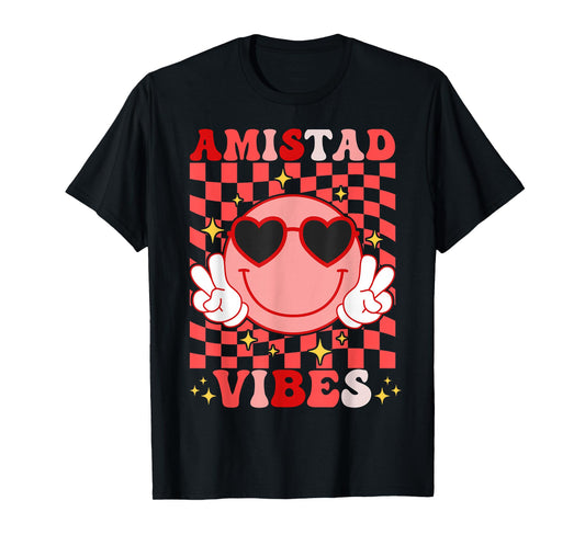 Amistad Vibes RCA System House Of Friendship Smile Face T-Shirt