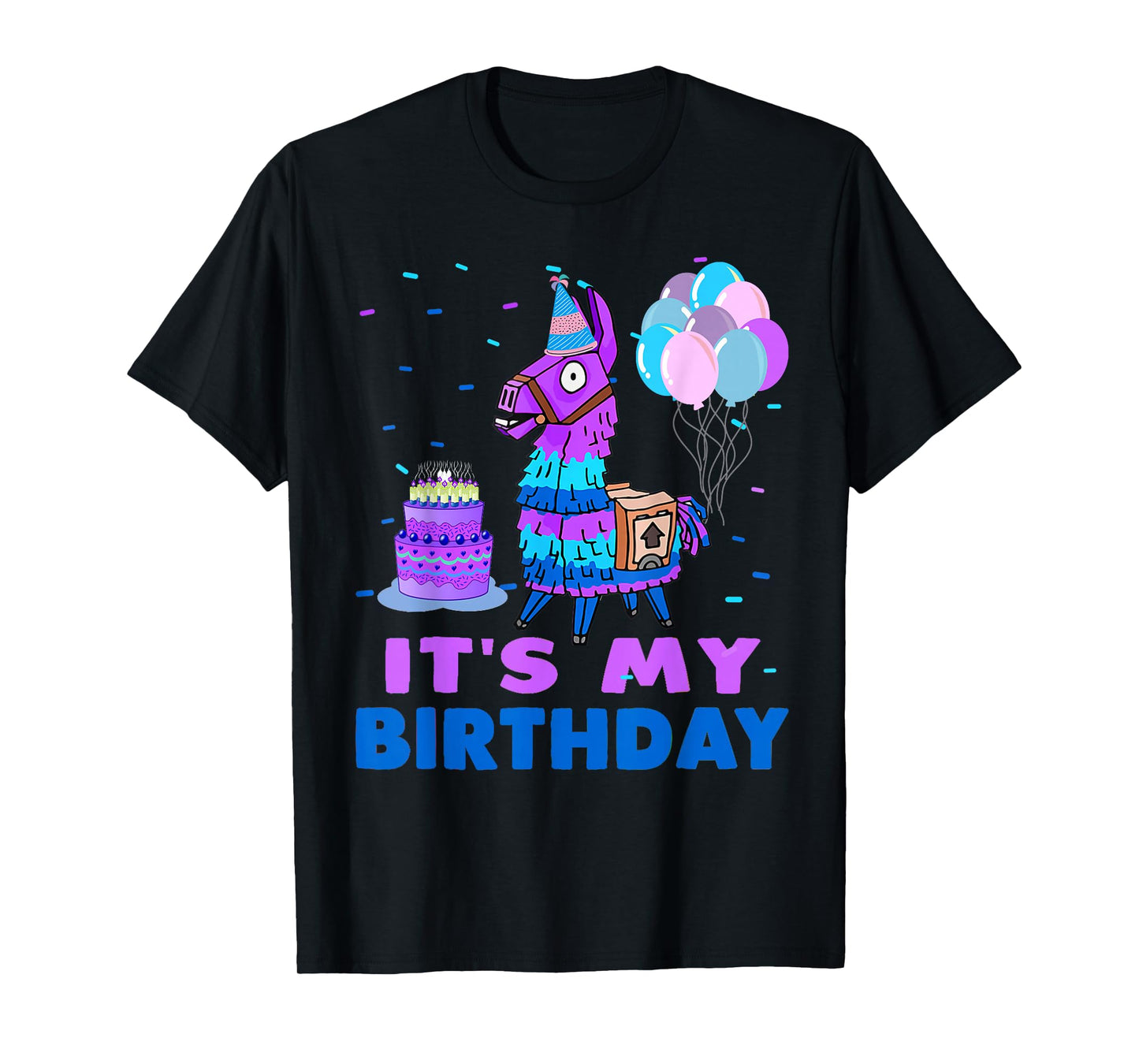 It's My Birthday For Llama Party T-Shirt