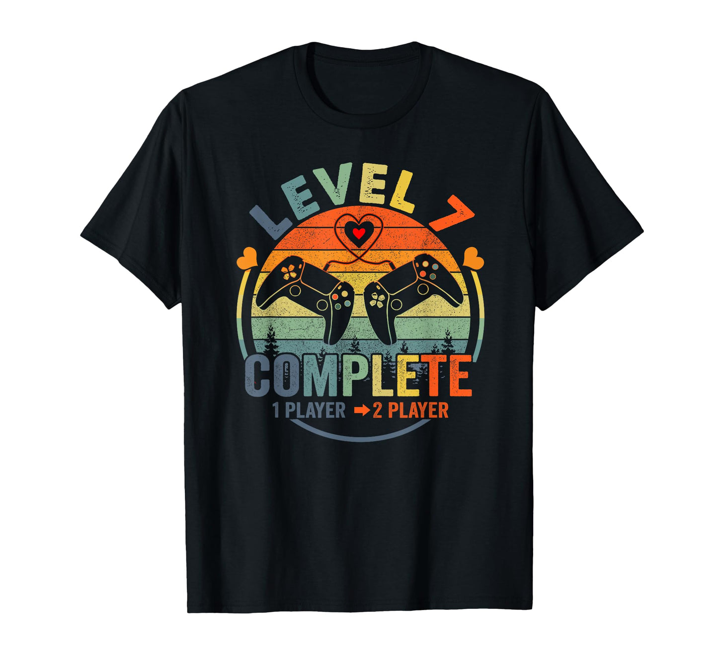 Gamer 7th Wedding Anniversary Level 7 Complete Anniversary T-Shirt