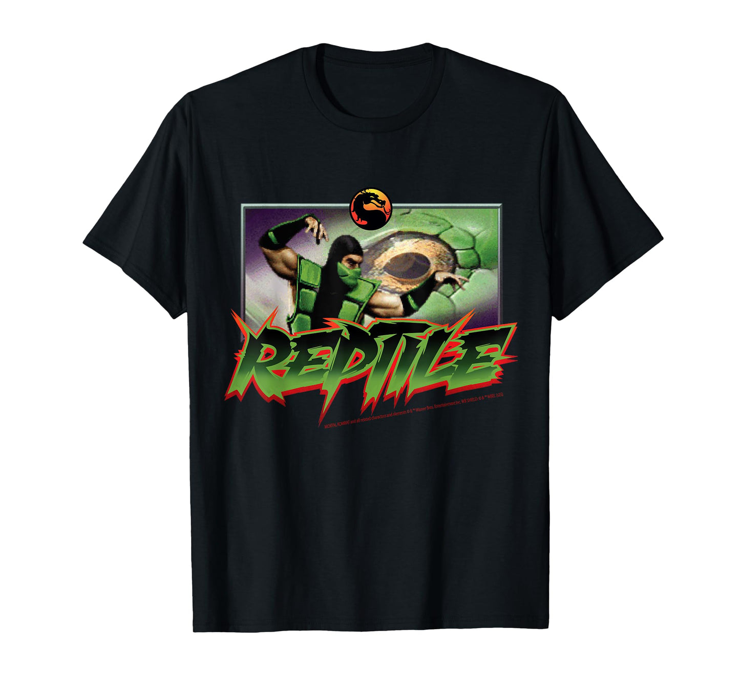 Reptile Mortal Combat Merch Iconic Design T-Shirt