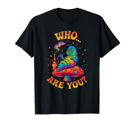 Alice in Wonderland Caterpillar Lewis Carroll Illustration T-Shirt