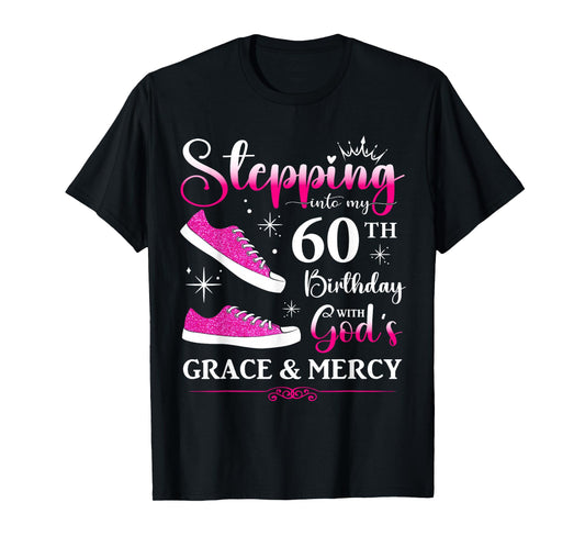 60th Birthday sixty 60 Years Old Bday Party Funny Womens BD T-Shirt