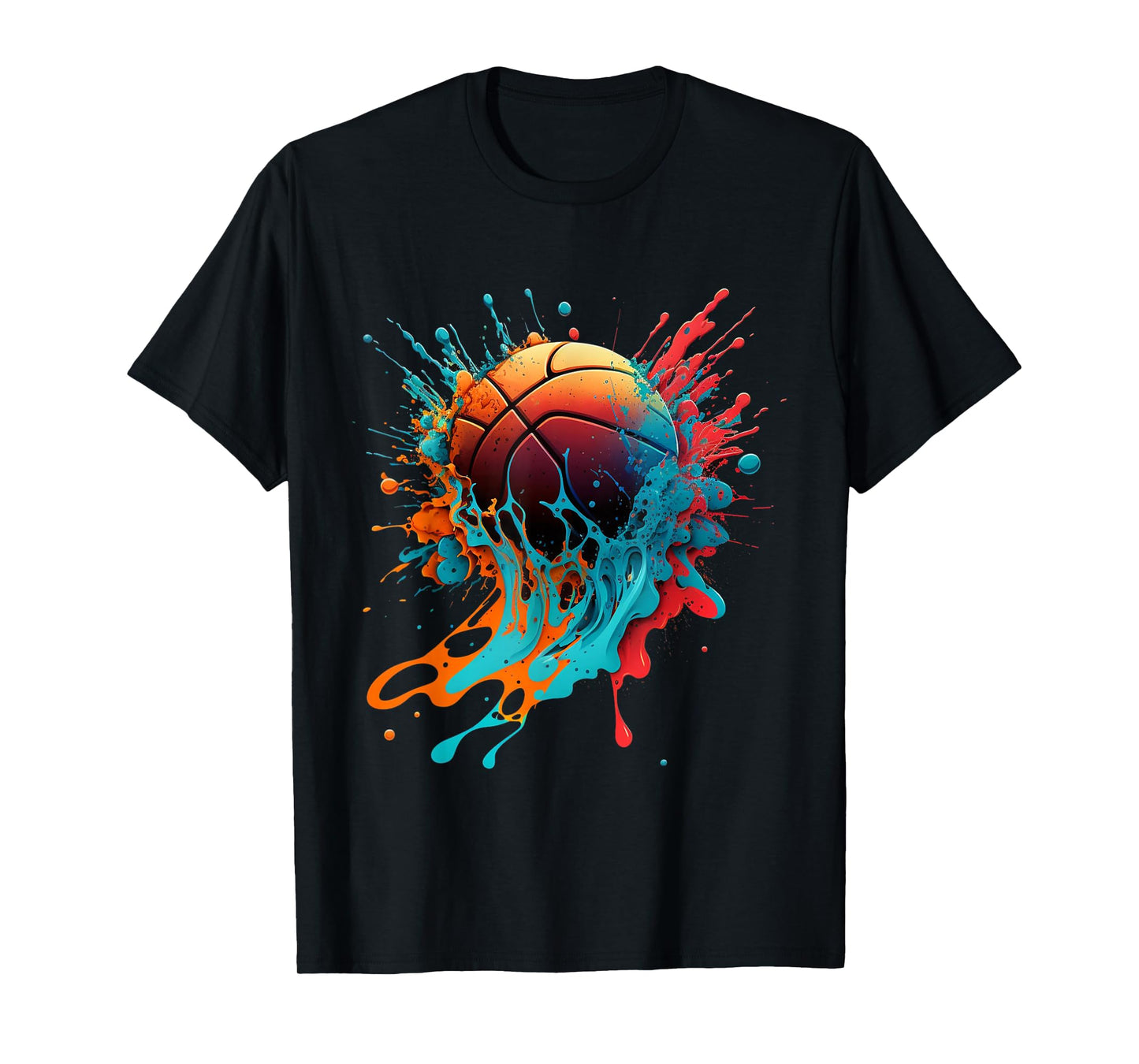 Basketball Splash Baller Basketball Player Team Player T-Shirt