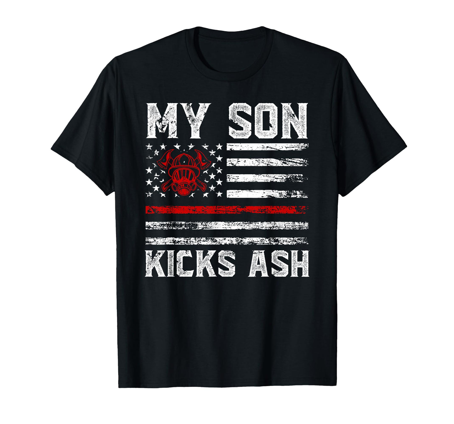 Funny Firefighter Mom Fireman Mom Of A Firefighter Mother T-Shirt