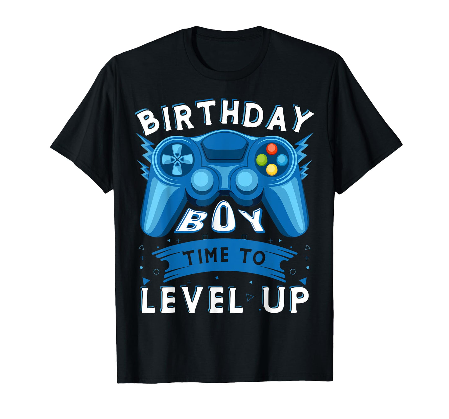 Birthday Boy Time to Level Up Video Game Birthday Gamer Boys T-Shirt