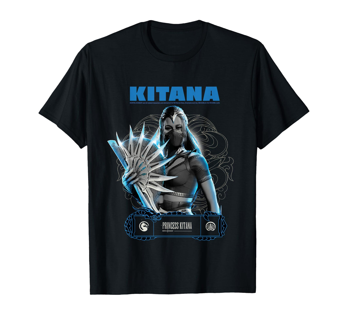 Kitana Mortal Combat Merch Princess Kitana T-Shirt