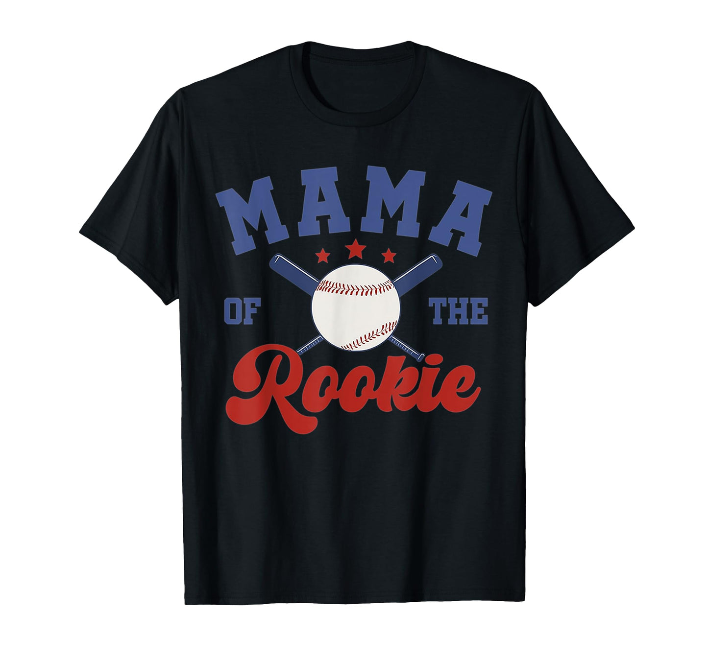 Mama of Rookie of Year 1st Birthday Baseball Theme Matching T-Shirt