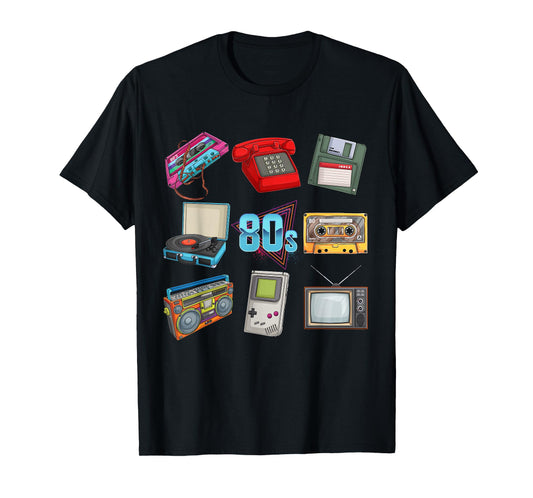 80's Throwback Retro Vintage Funny Party Cassette Tapes Men T-Shirt