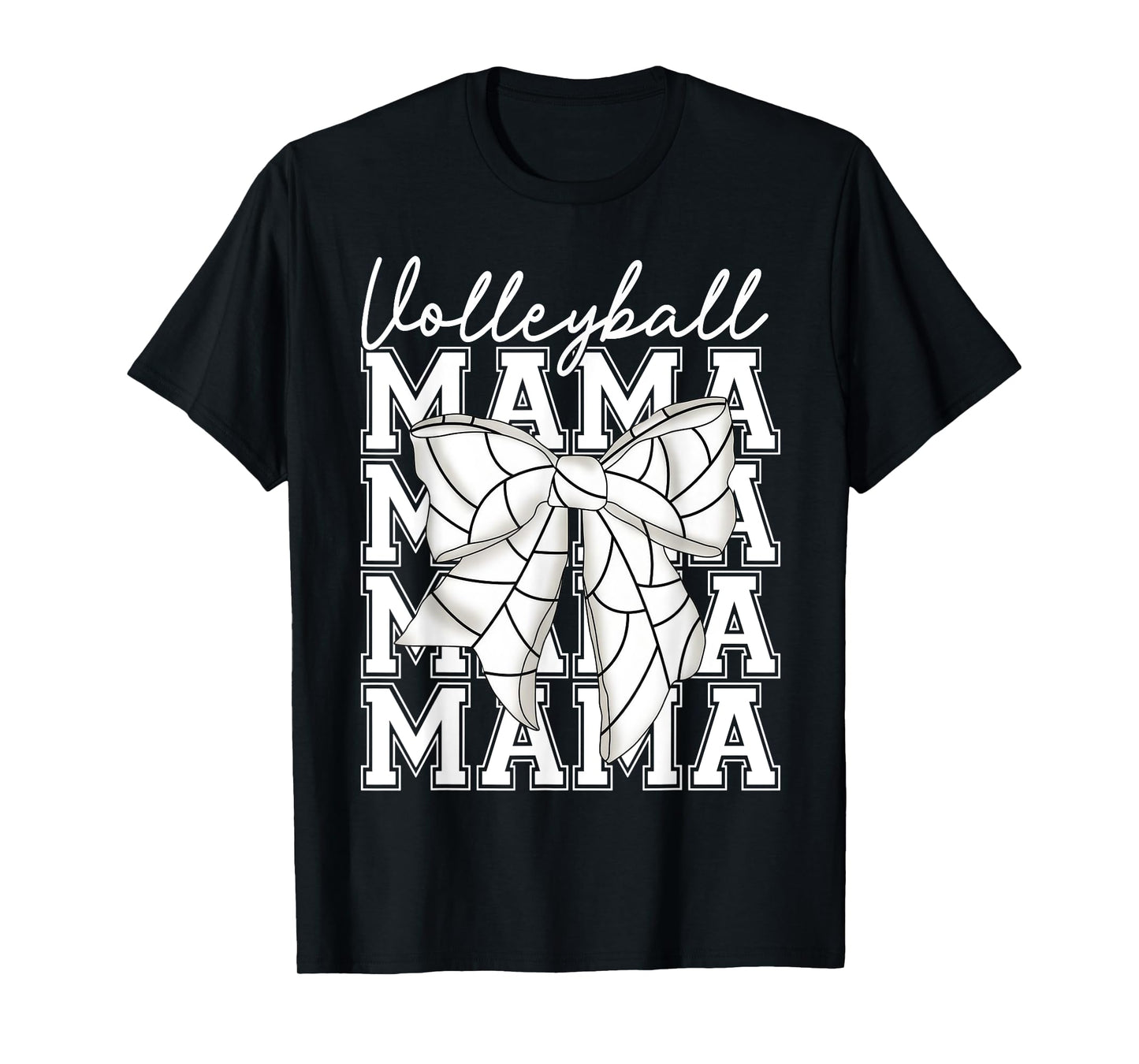 Volleyball Mama Shirt Game Day Cute Retro Volleyball Mama T-Shirt
