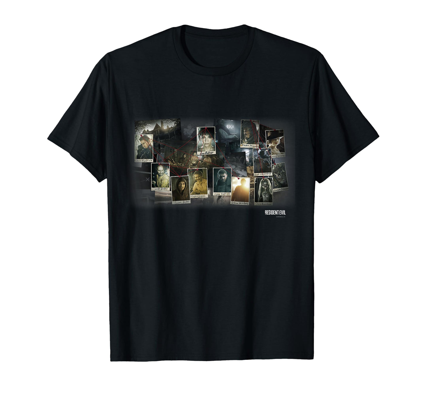 CAPCOM Official Merchandise RESIDENT EVIL 7,8 T-Shirt, Black