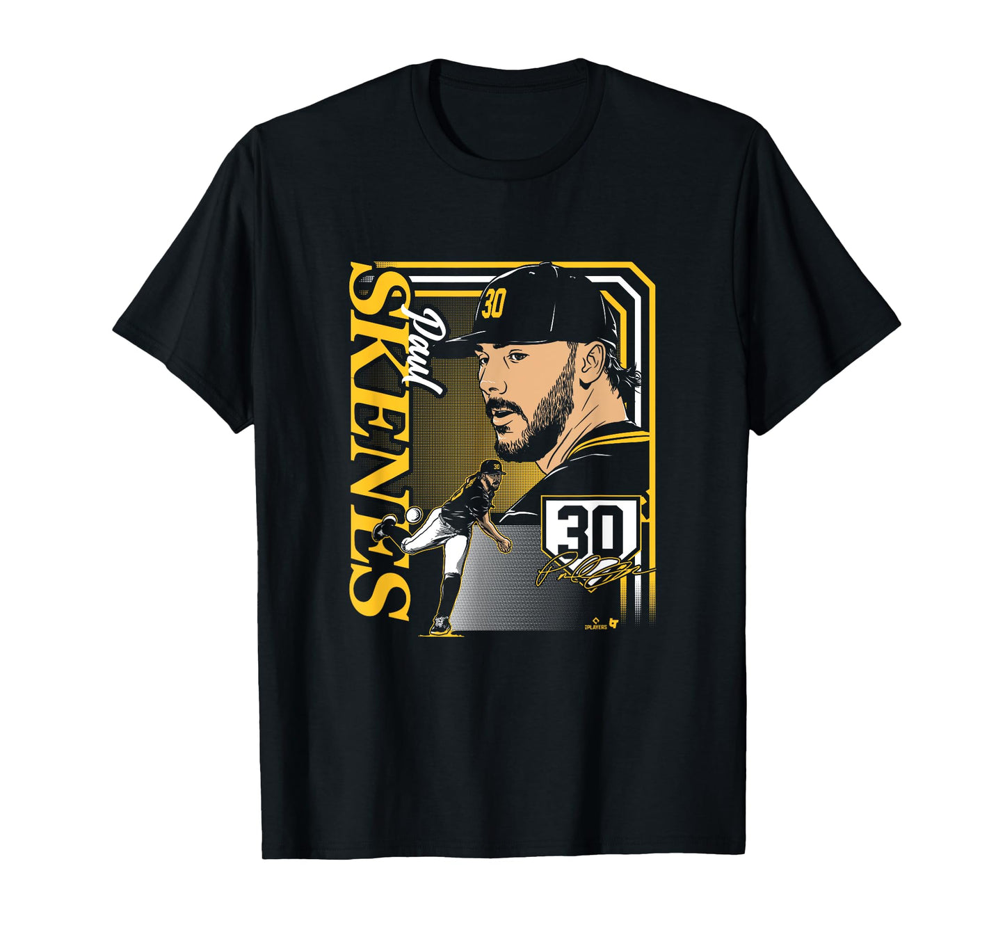 Paul Skenes Collage Frame - Pittsburgh Baseball T-Shirt