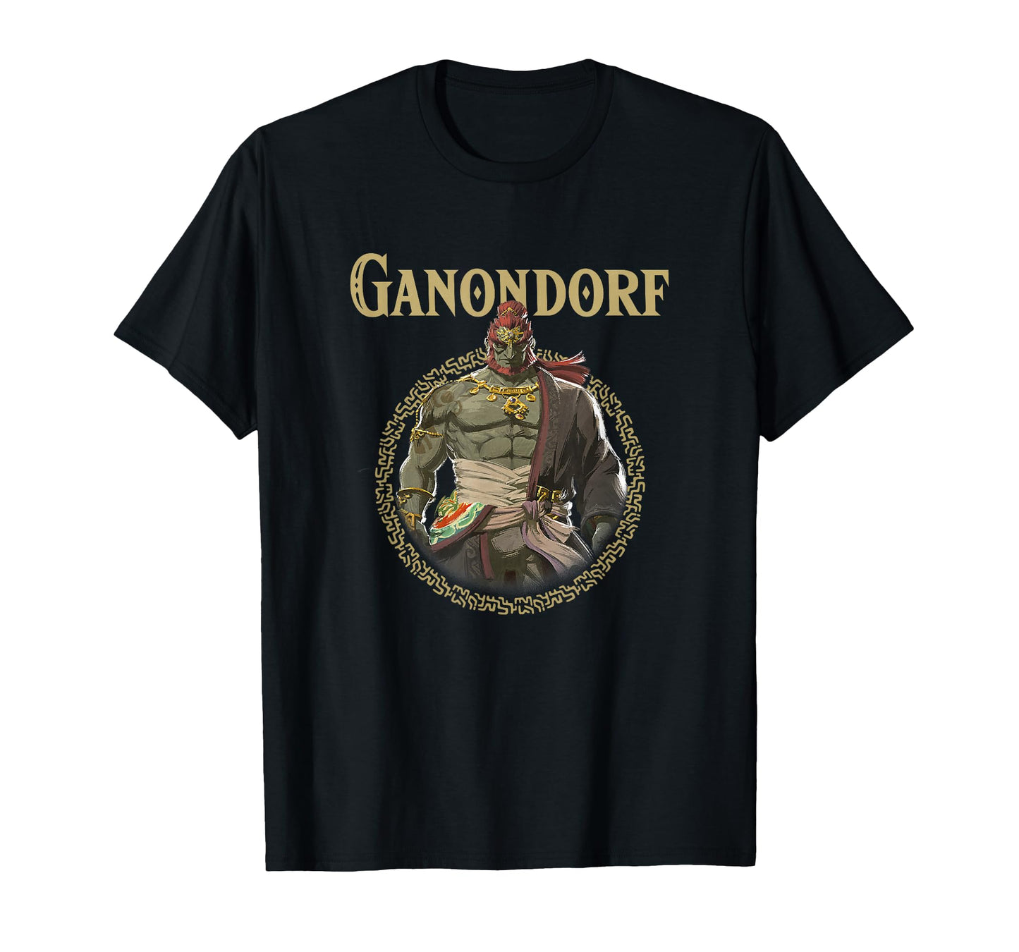 The Legend of Zelda Tears Of The Kingdom Ganondorf Badge T-Shirt