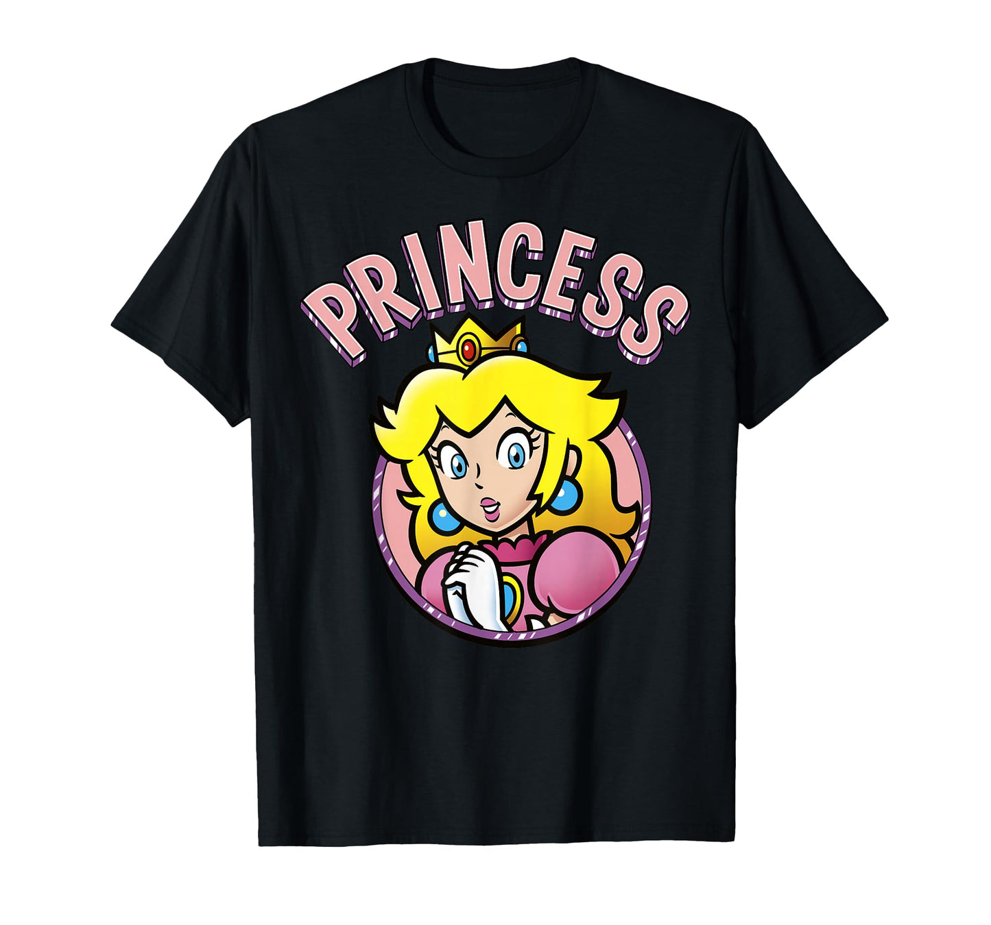 Super Mario Peach The Princess Portrait T-Shirt