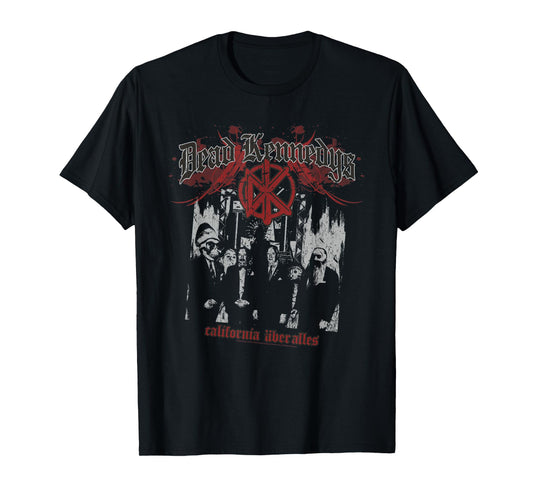 Dead Kennedys Old English with Logo and Photo Vintage Band T-Shirt