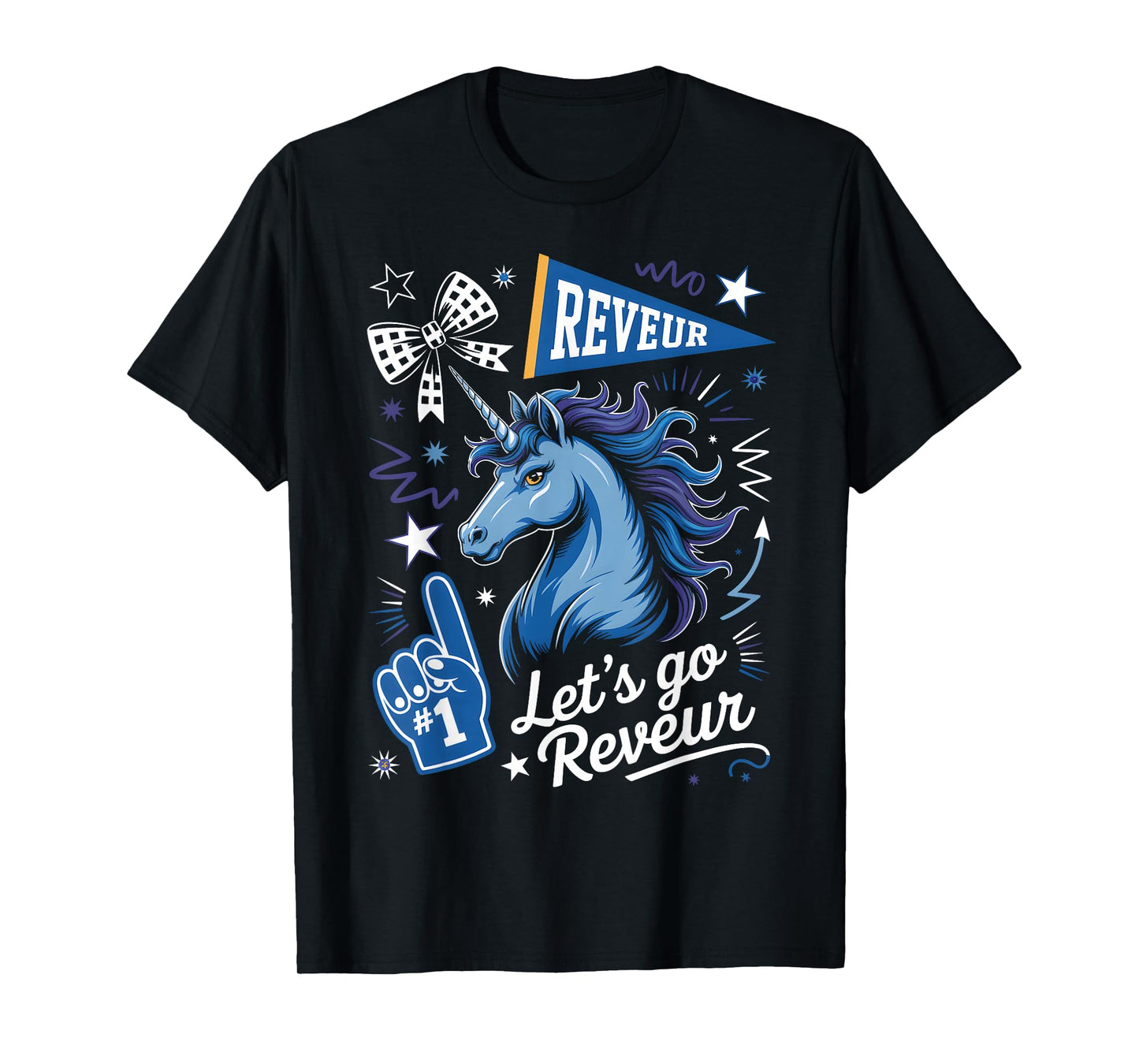 Team Reveur House Shirt Blue with Unicorn House of Dreamers T-Shirt