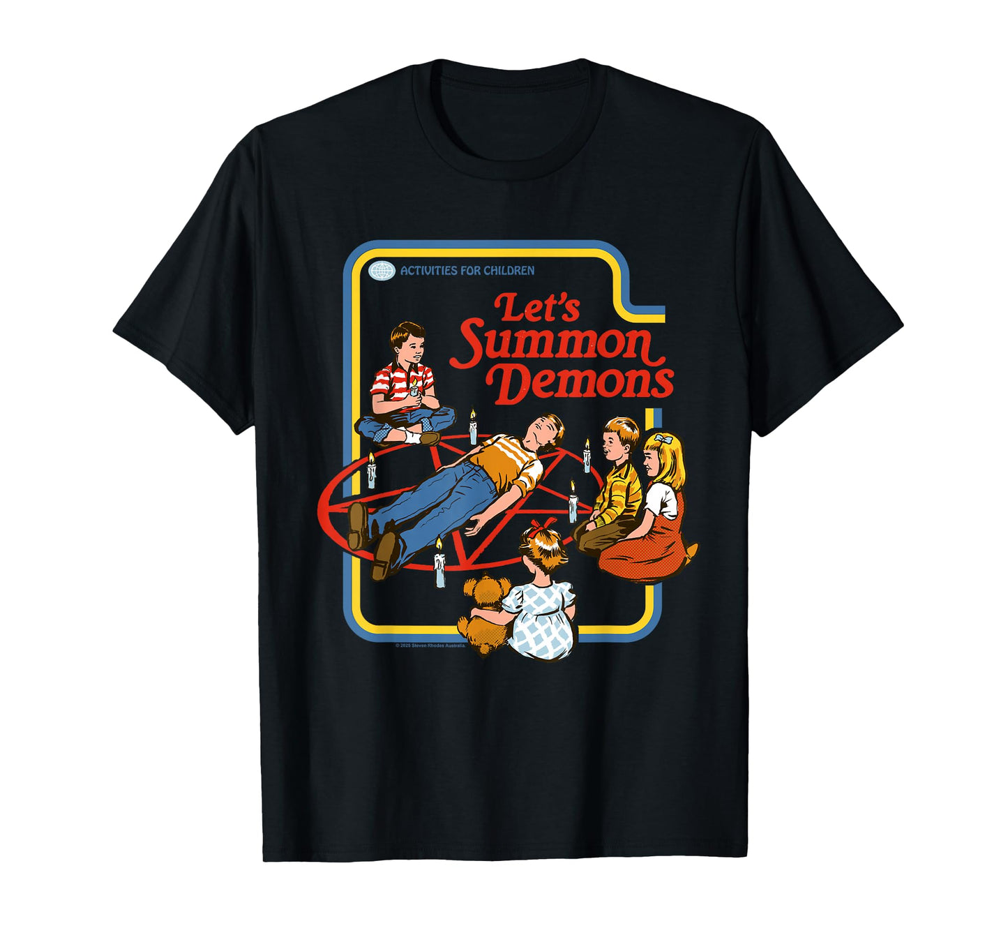 Lets Summon Demons Occult Retro Vintage Funny Adult Humor T-Shirt